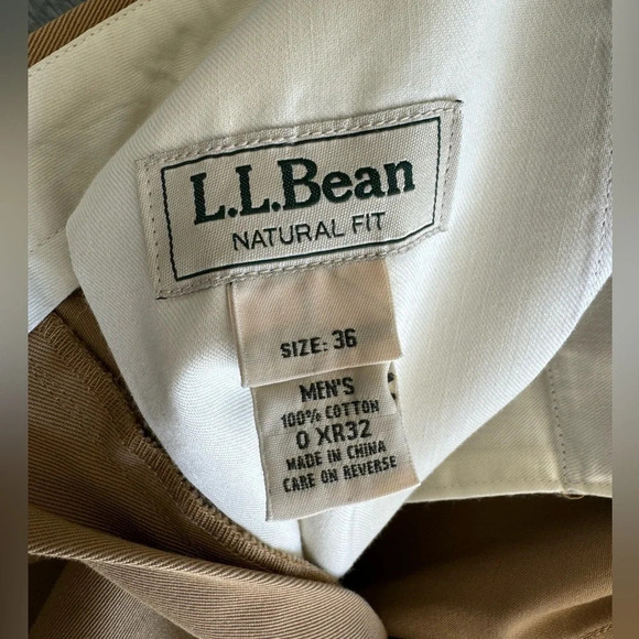 New With Tags!🌟 Men’s L.L. Bean Khaki Shorts - Size 36 - Picture 8 of 8